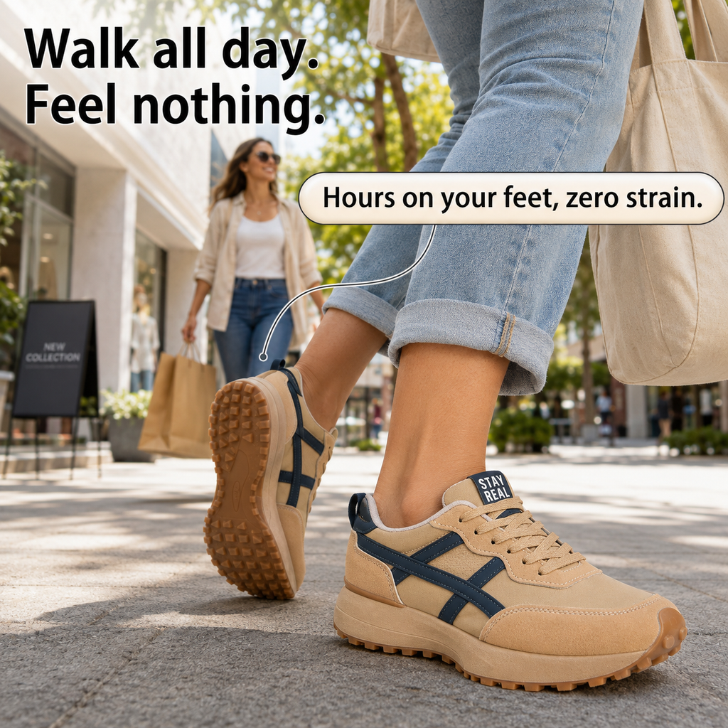 Solenne – Flat-Platform Non-Slip Chunky Sneakers