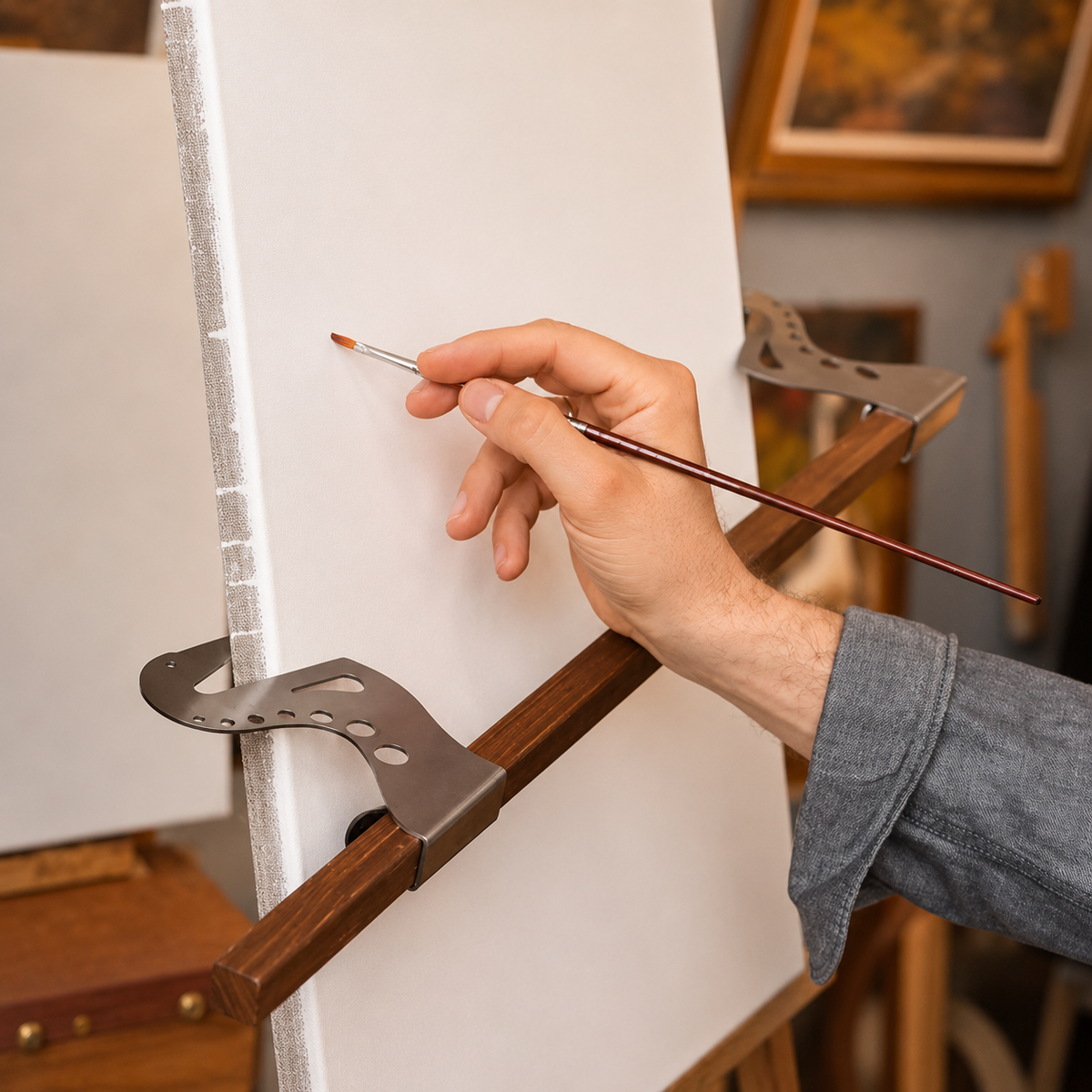 Steadyrest – Adjustable Canvas-Spanning Hand Support Bar