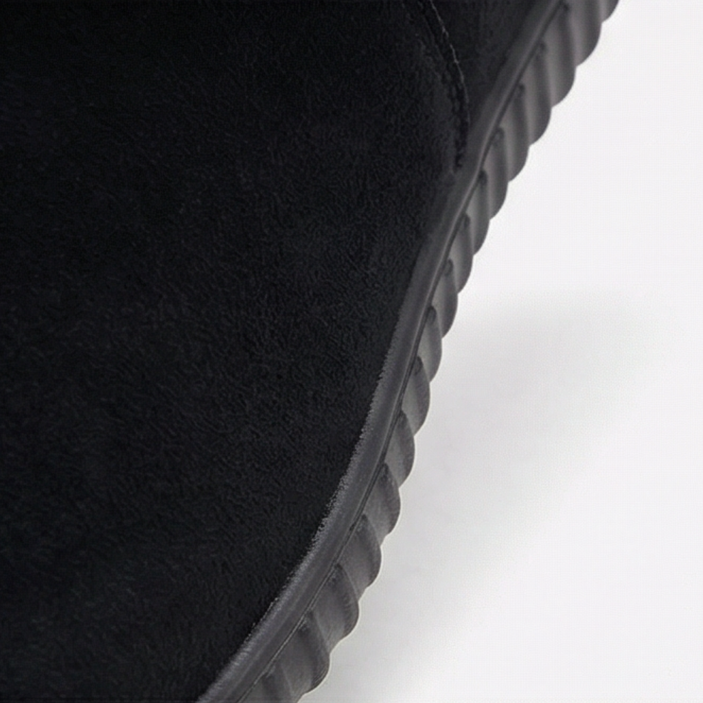 Cozella – Women's Knit Cuff Suede Ankle Booties
