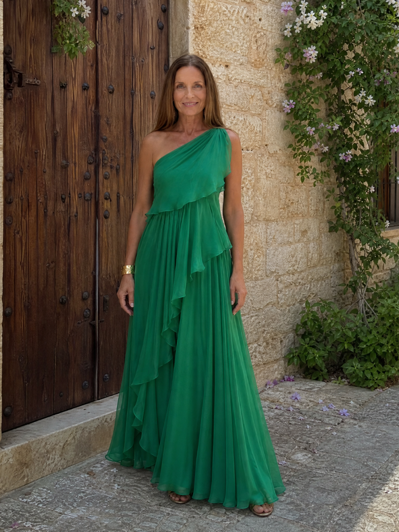 ELIANA™ | ONE-SHOULDER MAXI DRESS