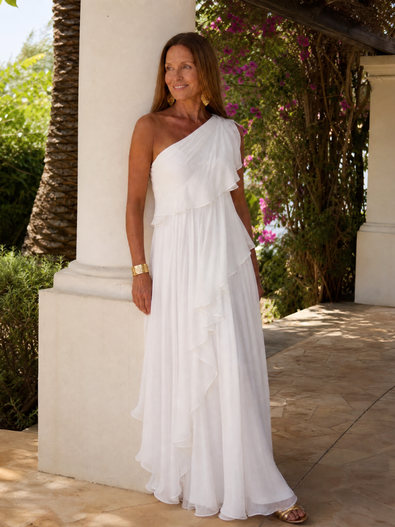 ELIANA™ | ONE-SHOULDER MAXI DRESS