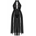 Veluna – Floor Length Lace Nightgown with Heart Details