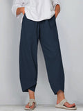 Deborah Effortless Comfort Pants in dark blue