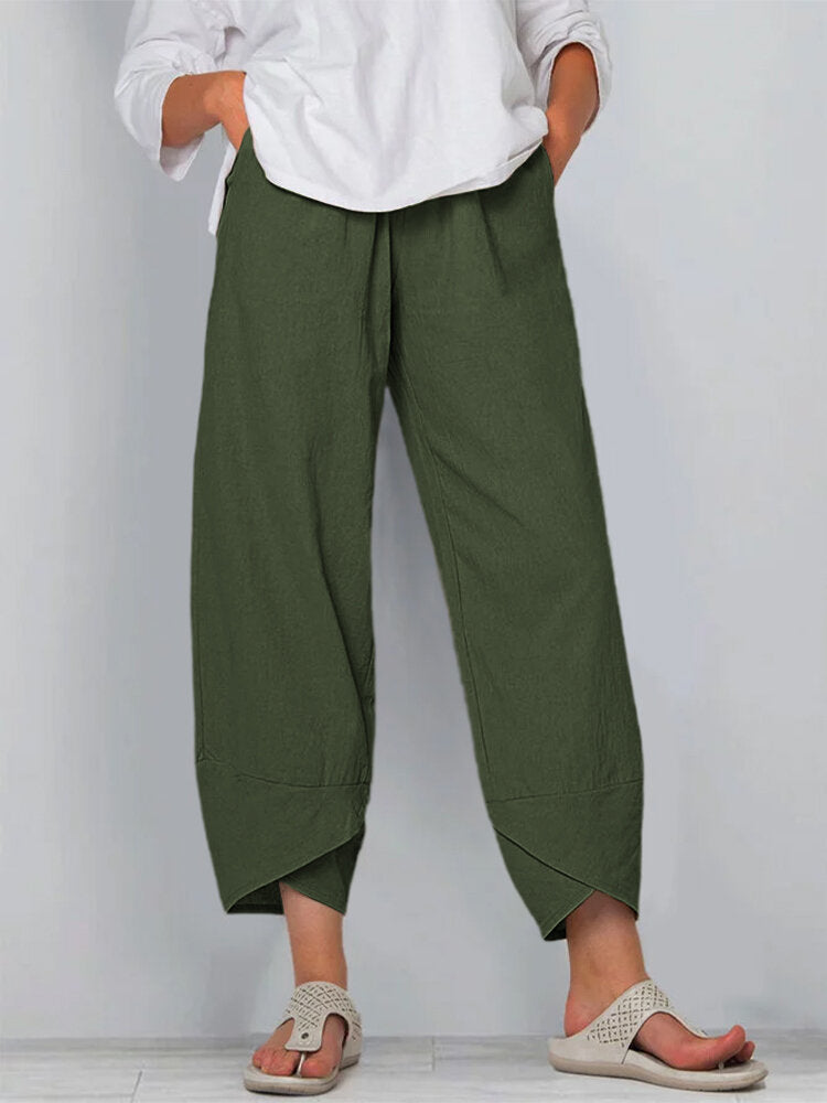 Donna Effortless Comfort Pants in green