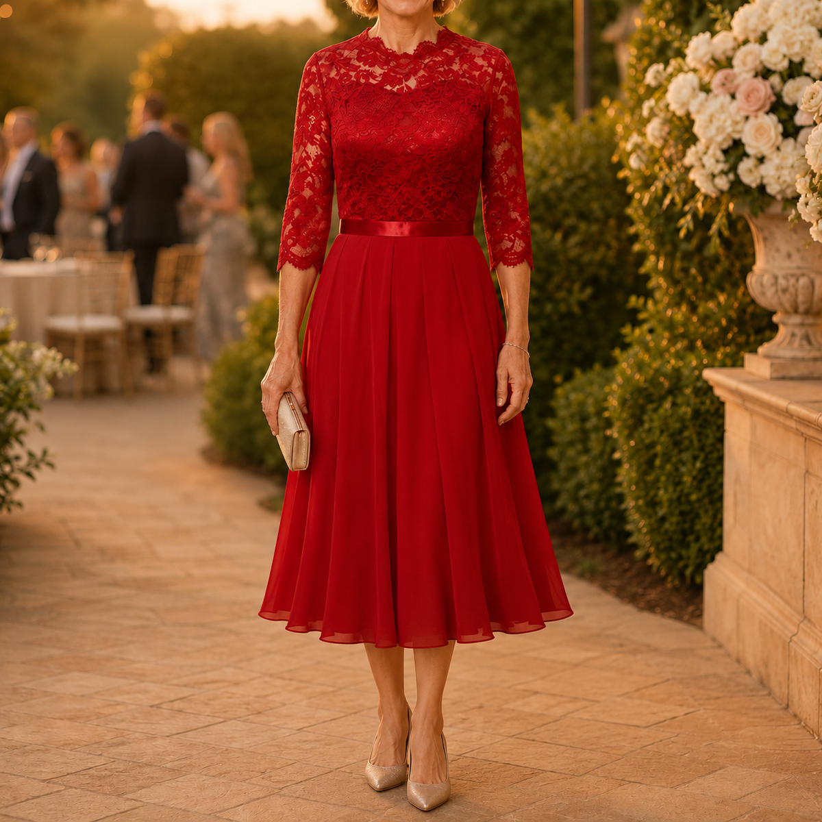 Composure – The Lace Maxi That Falls Into One Long Line