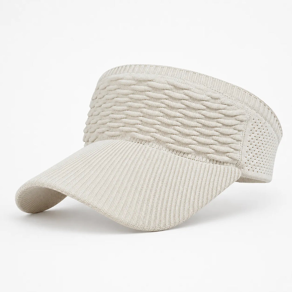 Solvia – Open-Top Sun Visor for Buns and Ponytails