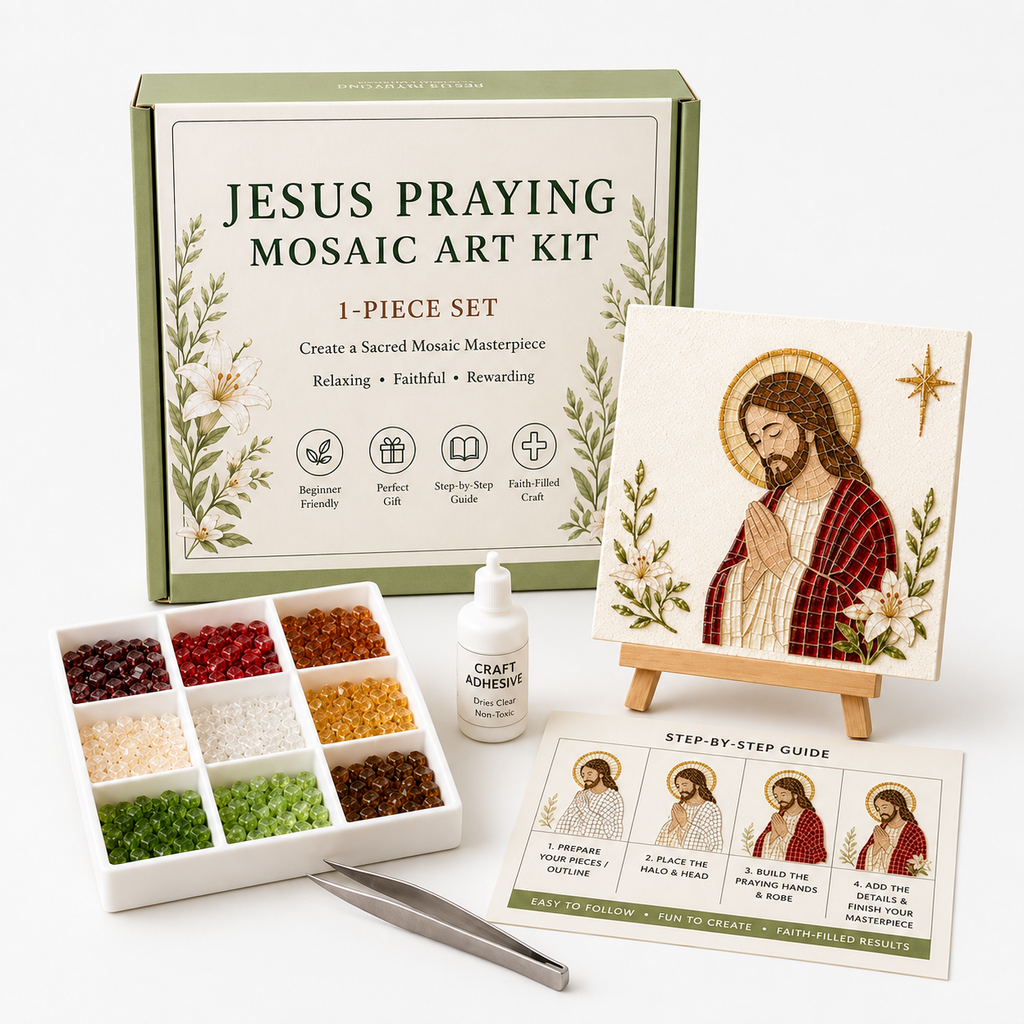 Silent Night Mosaic – Nativity Easel Mosaic Craft Kit
