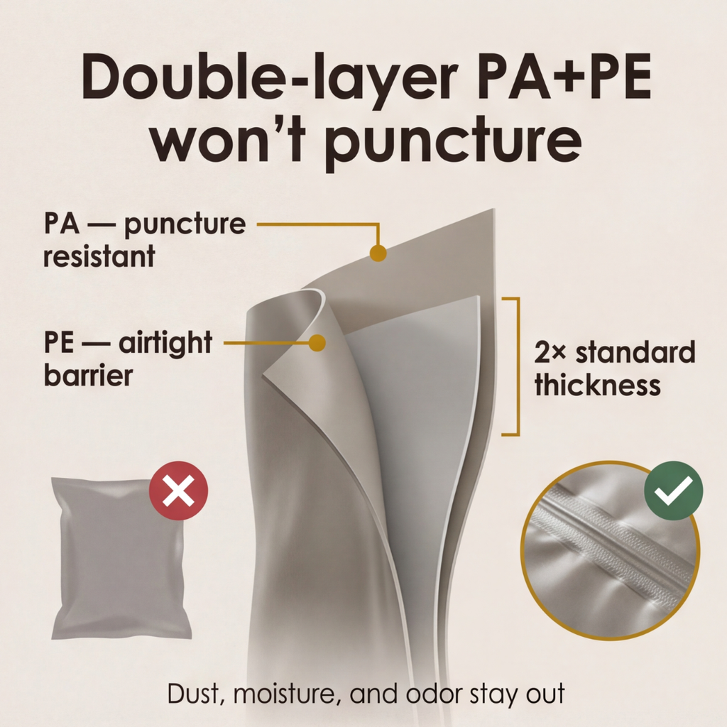 Packflat – Space Saving Vacuum Bags with Electric Pump