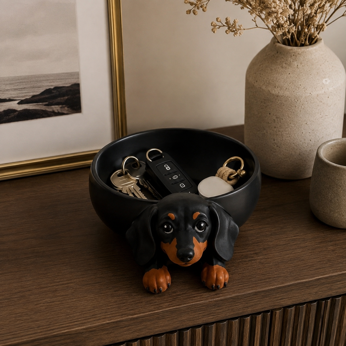 Wienerly – Sculpted Dachshund Catchall Tray
