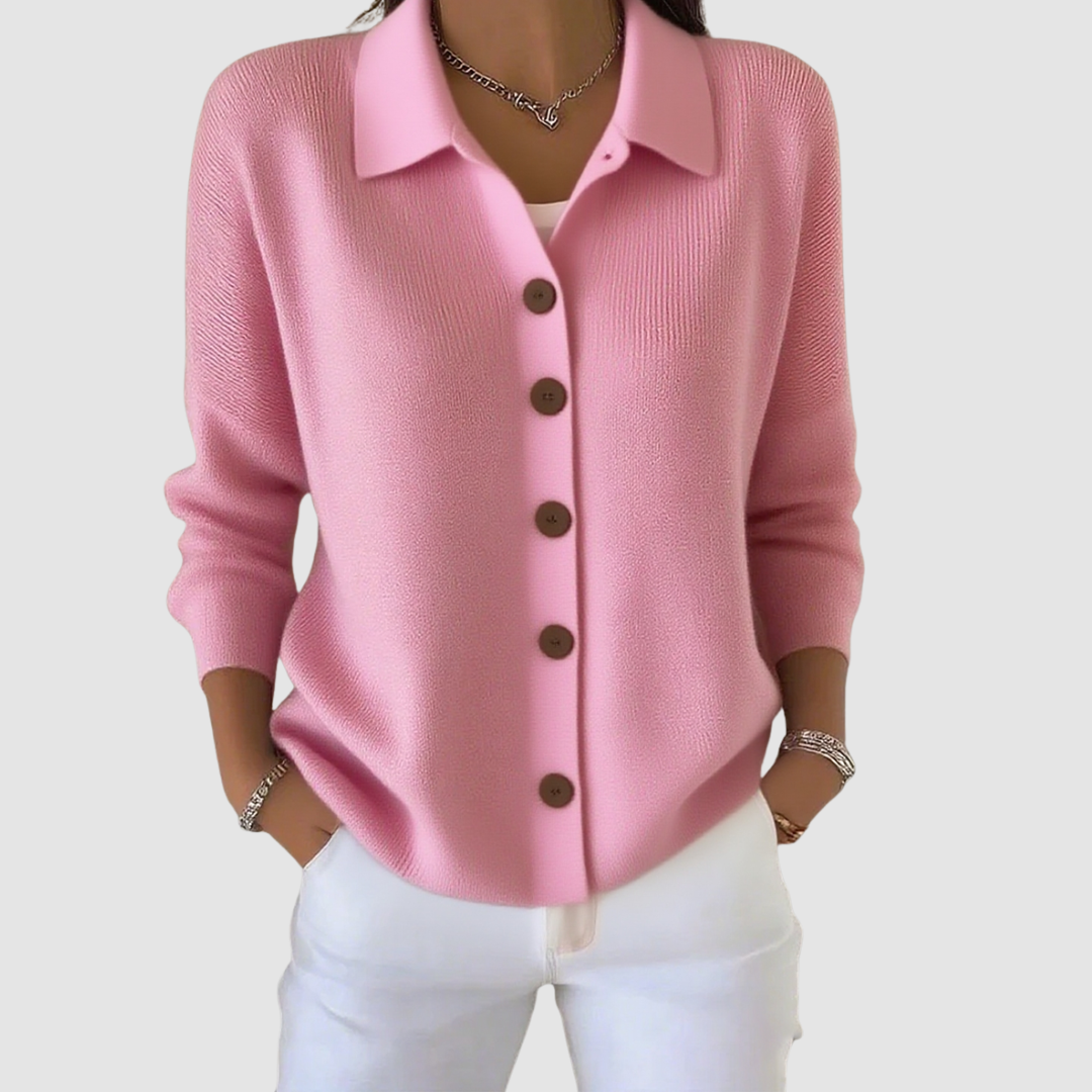RIAH™ | BUTTON-UP KNIT CARDIGAN