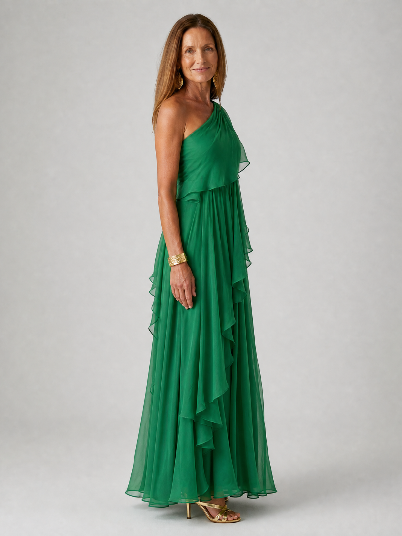 ELIANA™ | ONE-SHOULDER MAXI DRESS
