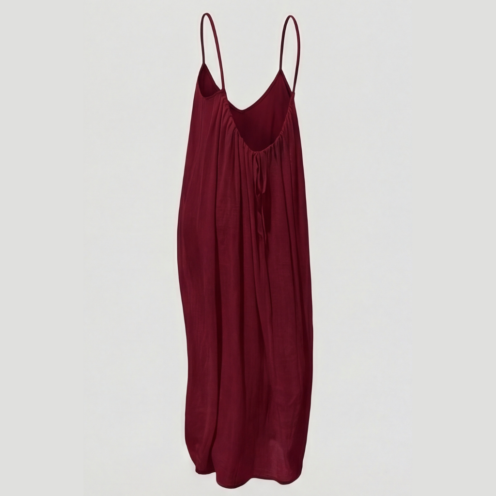 Soleia – Flowy Open Back Summer Maxi Dress