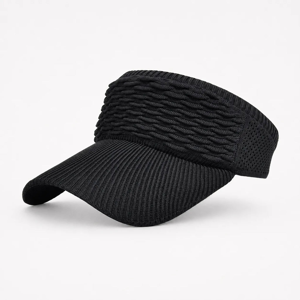 Solvia – Open-Top Sun Visor for Buns and Ponytails