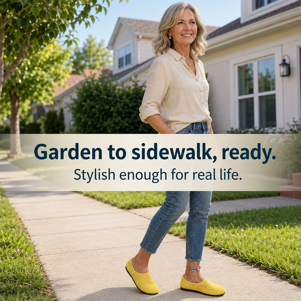 Softmarch – Breathable Knit Slip-On Mules