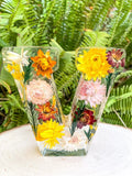 Florenza - Personalized Resin Floral Letter Light for Mum