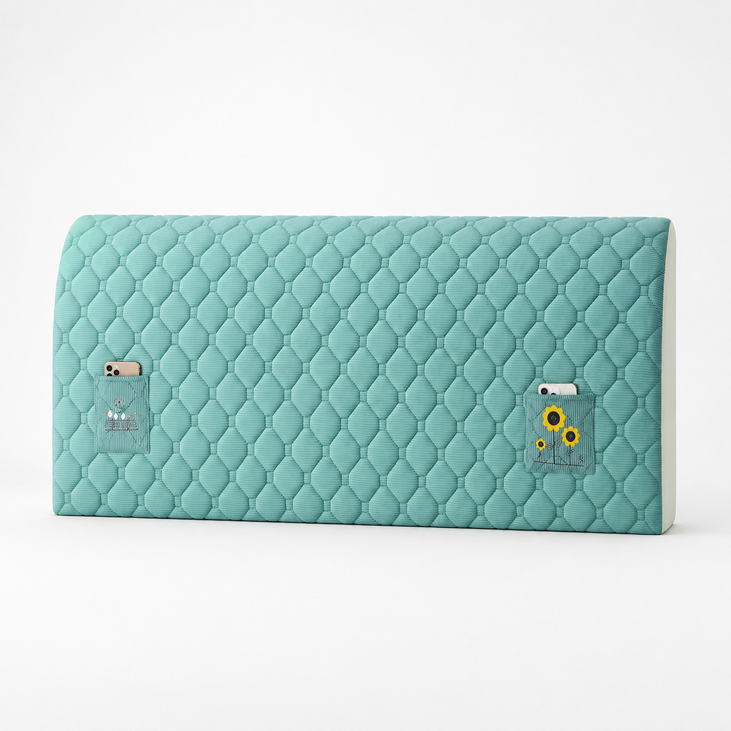 Velvique – Padded Stretch Velvet Headboard Slipcover