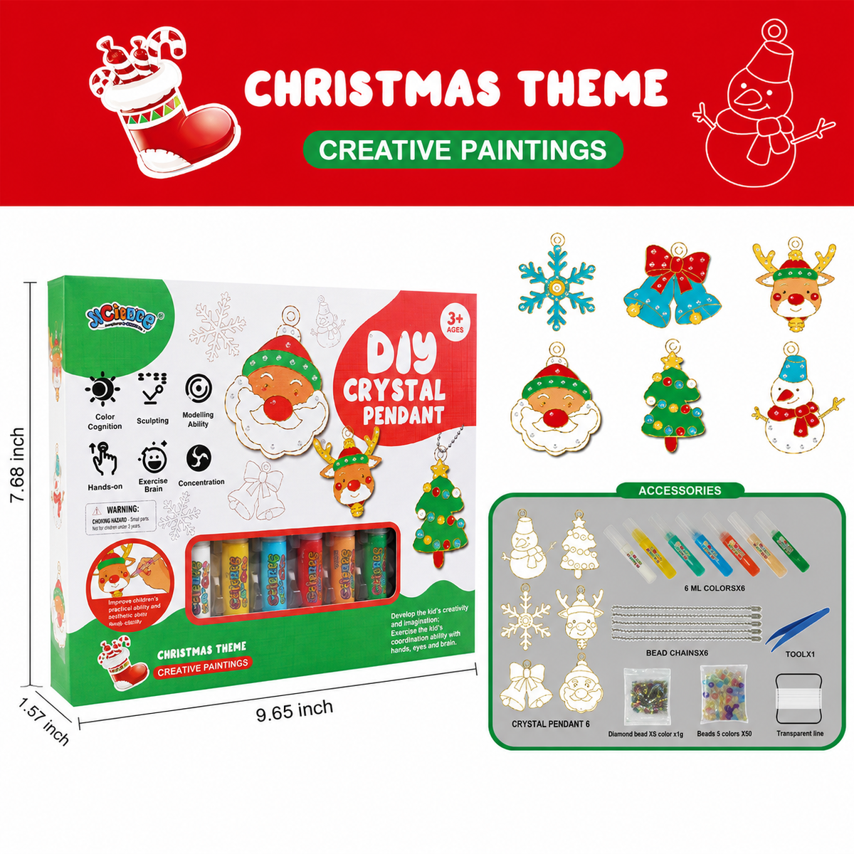 Prismlyn – DIY Crystal Paint Ornament Charm Kit