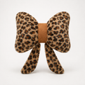 Bowvelle – Leopard Print Bowknot Throw Pillow