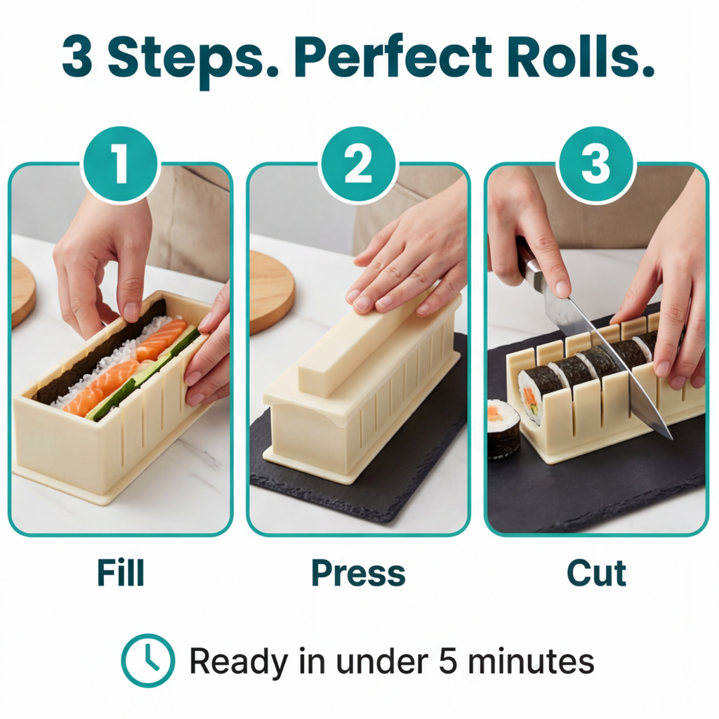 Sushimple - Easy sushi mold kit for perfect rolls