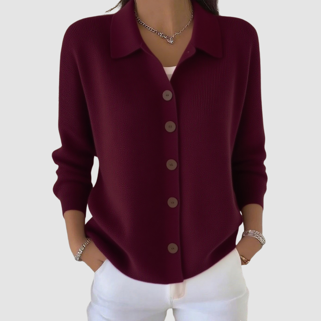 RIAH™ | BUTTON-UP KNIT CARDIGAN