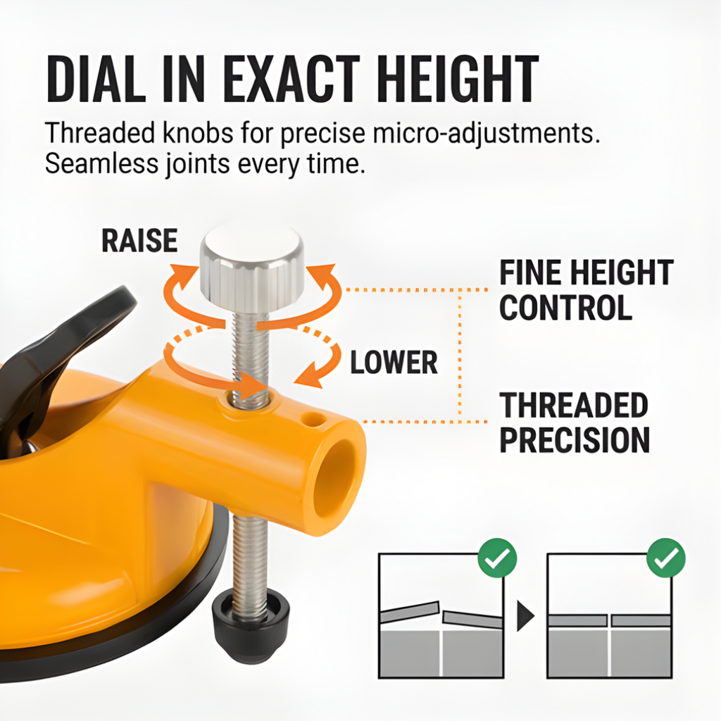Griplock – Heavy Duty Suction Cup Tile Leveler