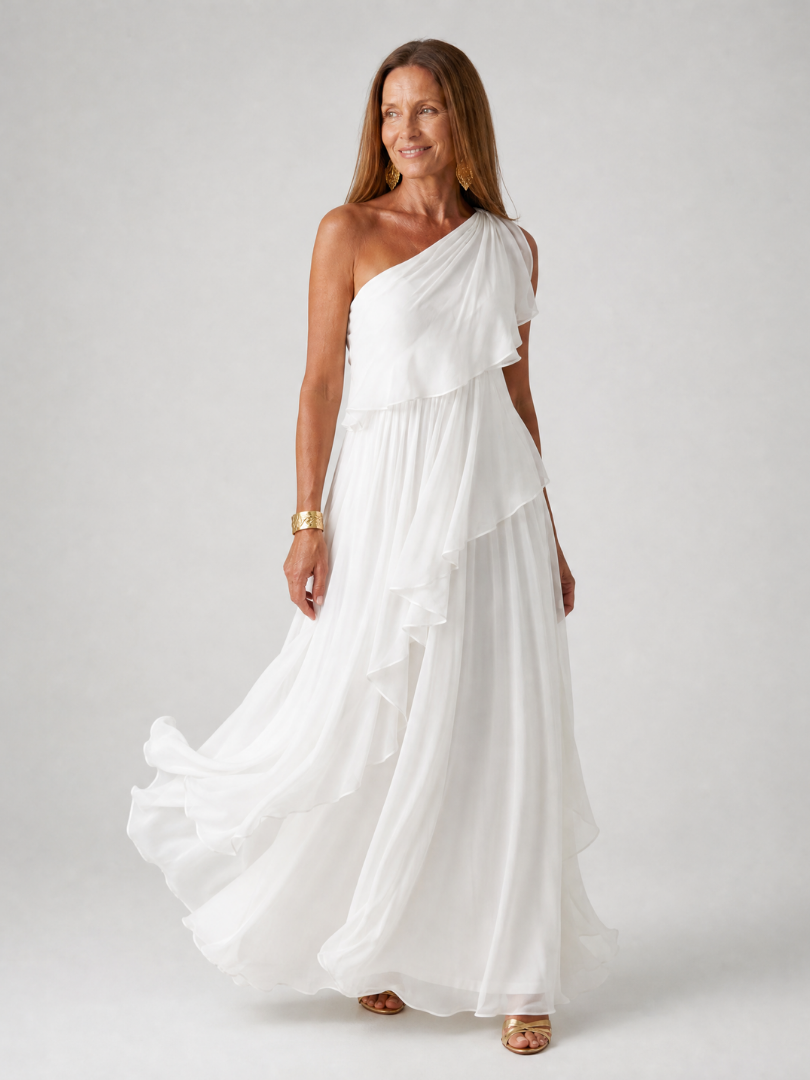 ELIANA™ | ONE-SHOULDER MAXI DRESS