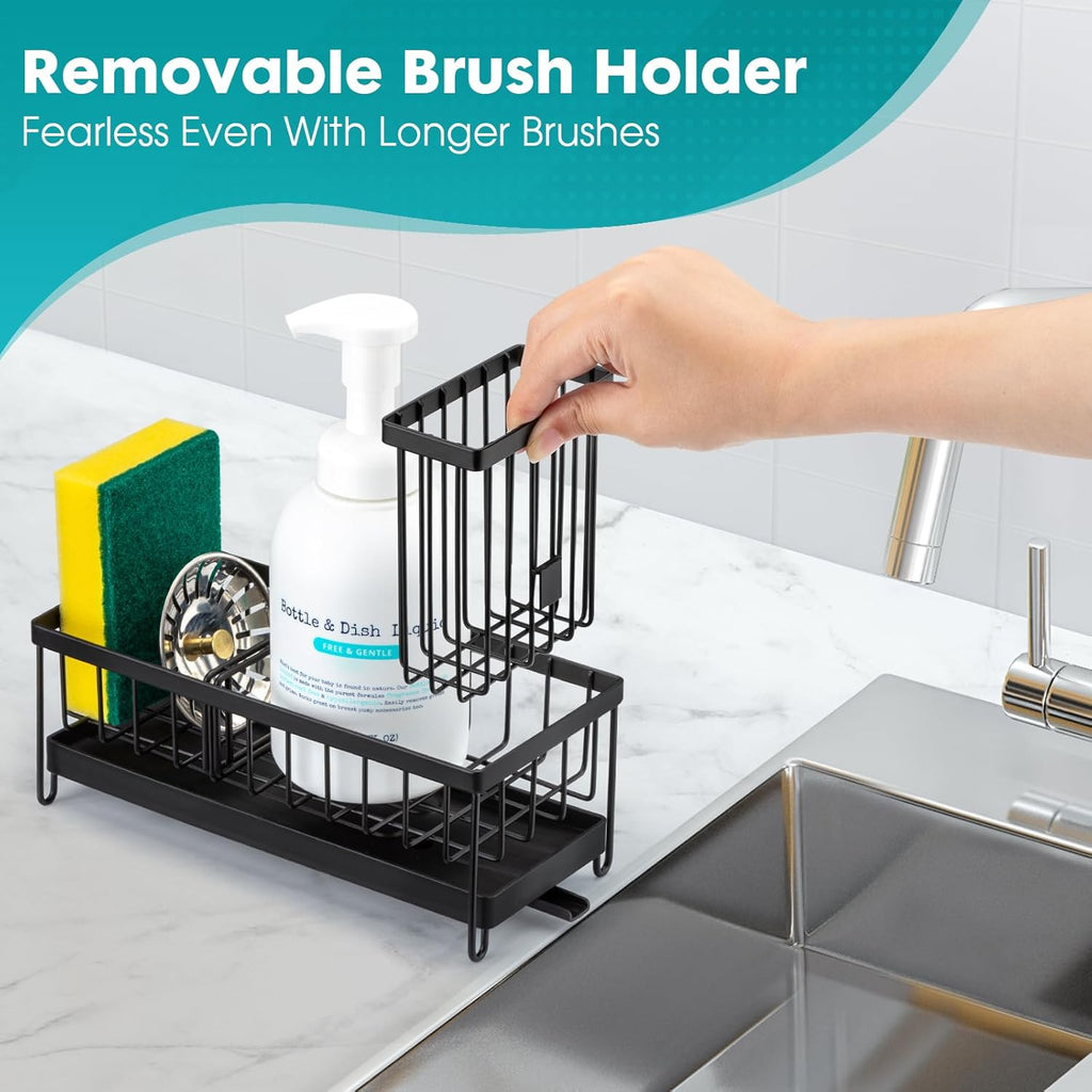 TidyDock - Compact Self-Draining Sink Organizer