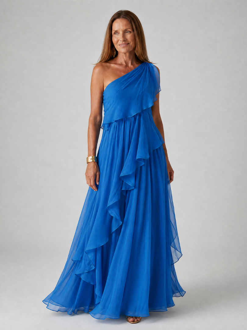 ELIANA™ | ONE-SHOULDER MAXI DRESS