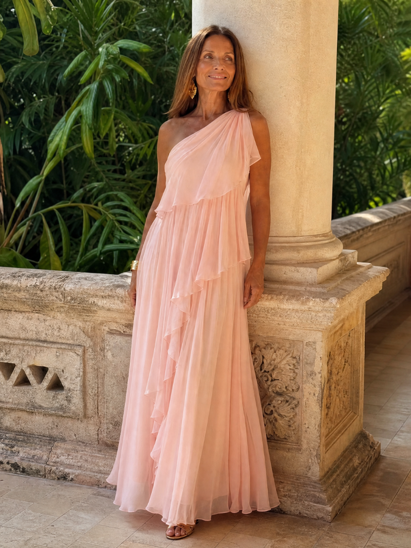 ELIANA™ | ONE-SHOULDER MAXI DRESS