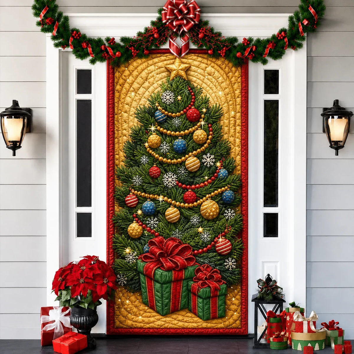 Doorlight – Printed 3D-Effect Christmas Door Cover