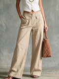 ADELINE™ | DRAPED WIDE-LEG PANTS