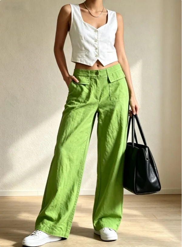 ADELINE™ | DRAPED WIDE-LEG PANTS