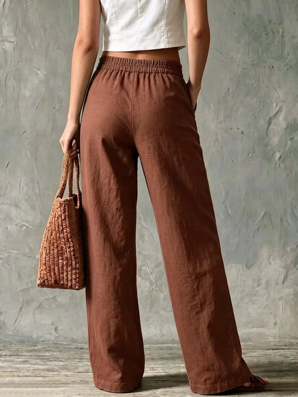 ADELINE™ | DRAPED WIDE-LEG PANTS