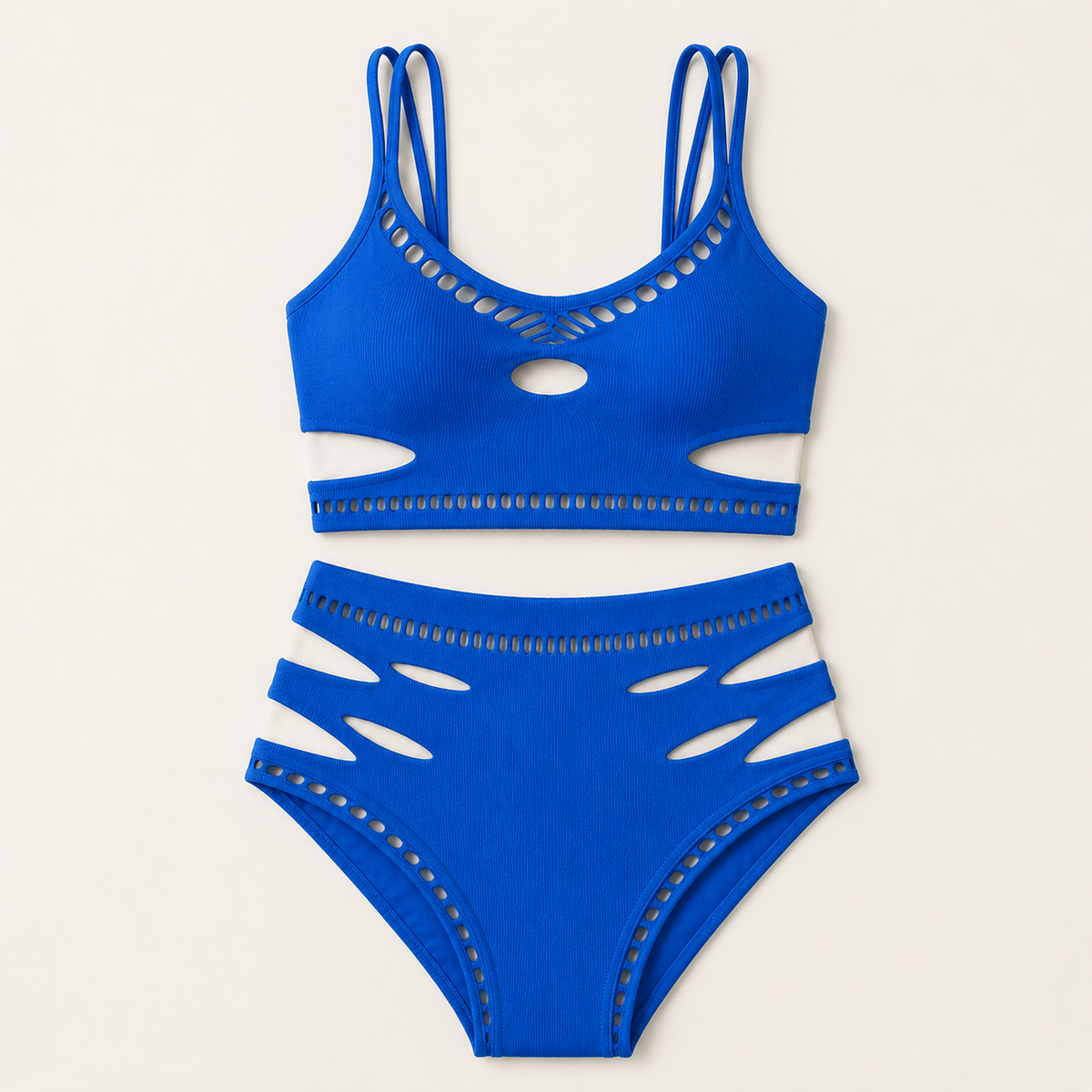 Nocturne – Women's Sculpted Cutout Lingerie Set