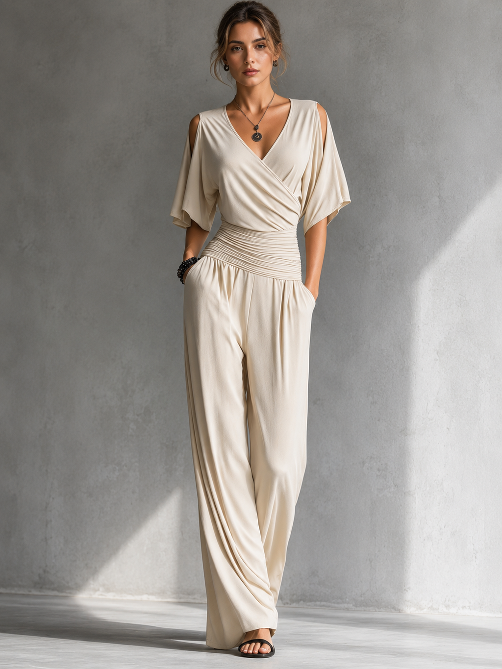 GERIKA™ | ELEGANT WIDE-LEG JUMPSUIT