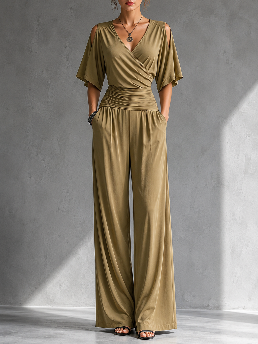 GERIKA™ | ELEGANT WIDE-LEG JUMPSUIT