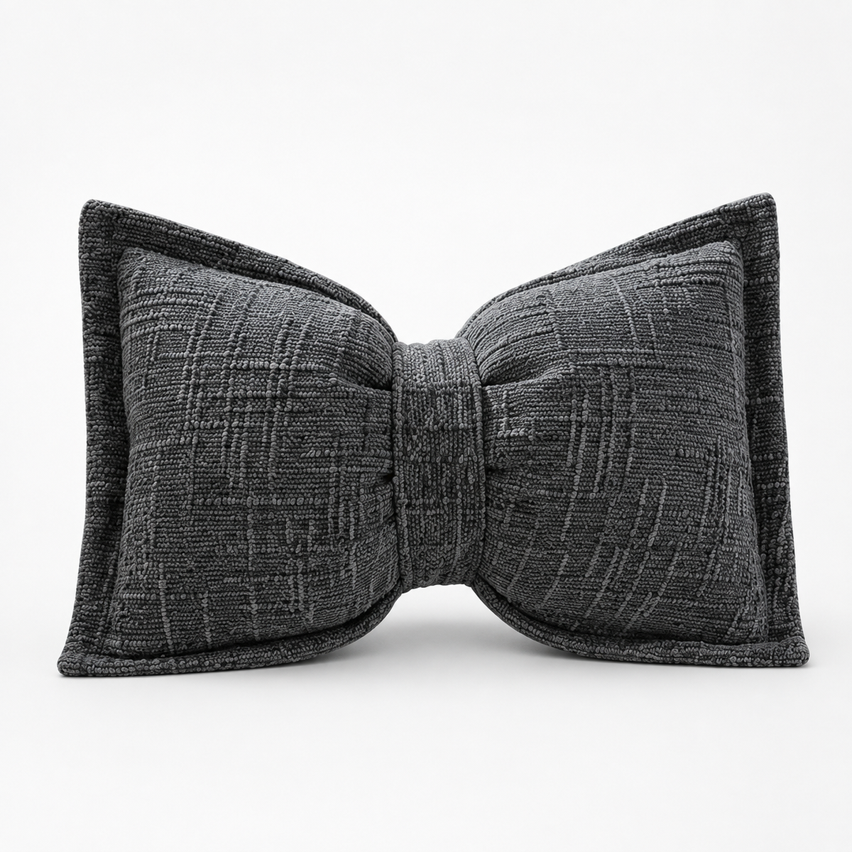 Bowsoft – Chenille Look Bow-Shaped Throw Pillow
