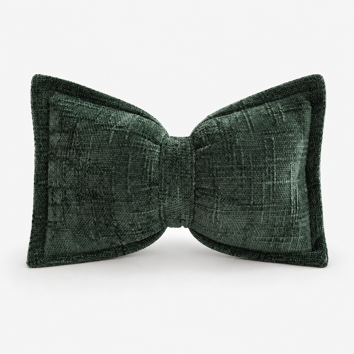 Bowsoft – Chenille Look Bow-Shaped Throw Pillow