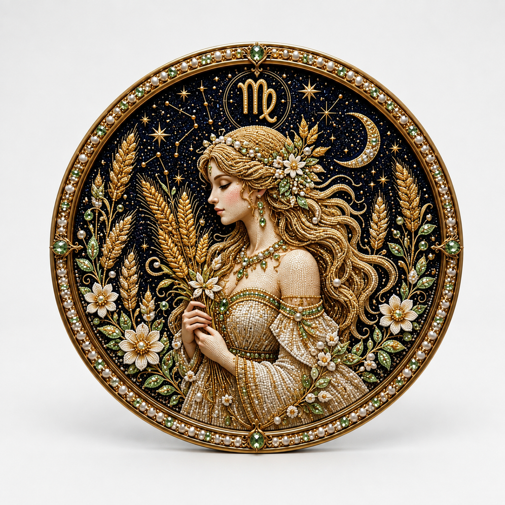 Pearlume – 3D Pearl Zodiac Mosaic Art Kit