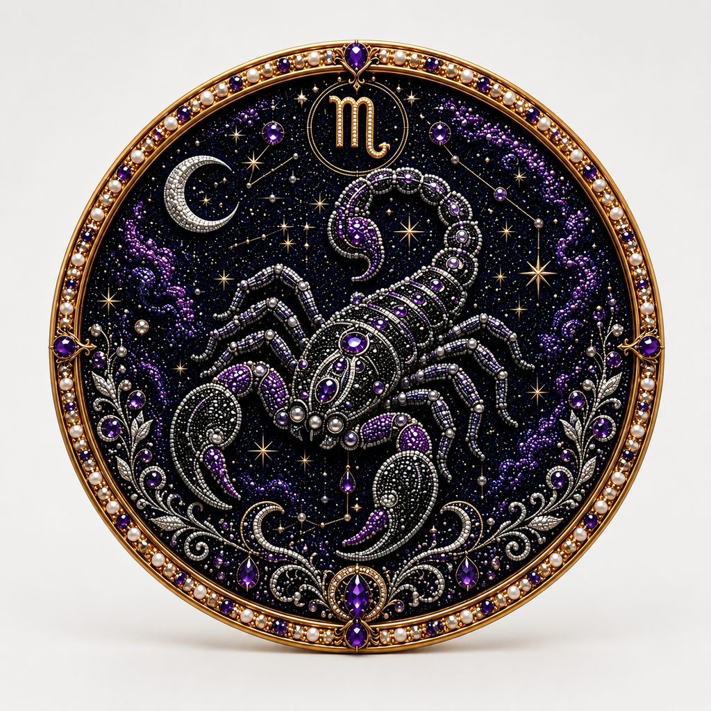 Pearlume – 3D Pearl Zodiac Mosaic Art Kit