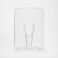 Belavera – Clear Acrylic Frame Vase for Flowers, Modern Picture