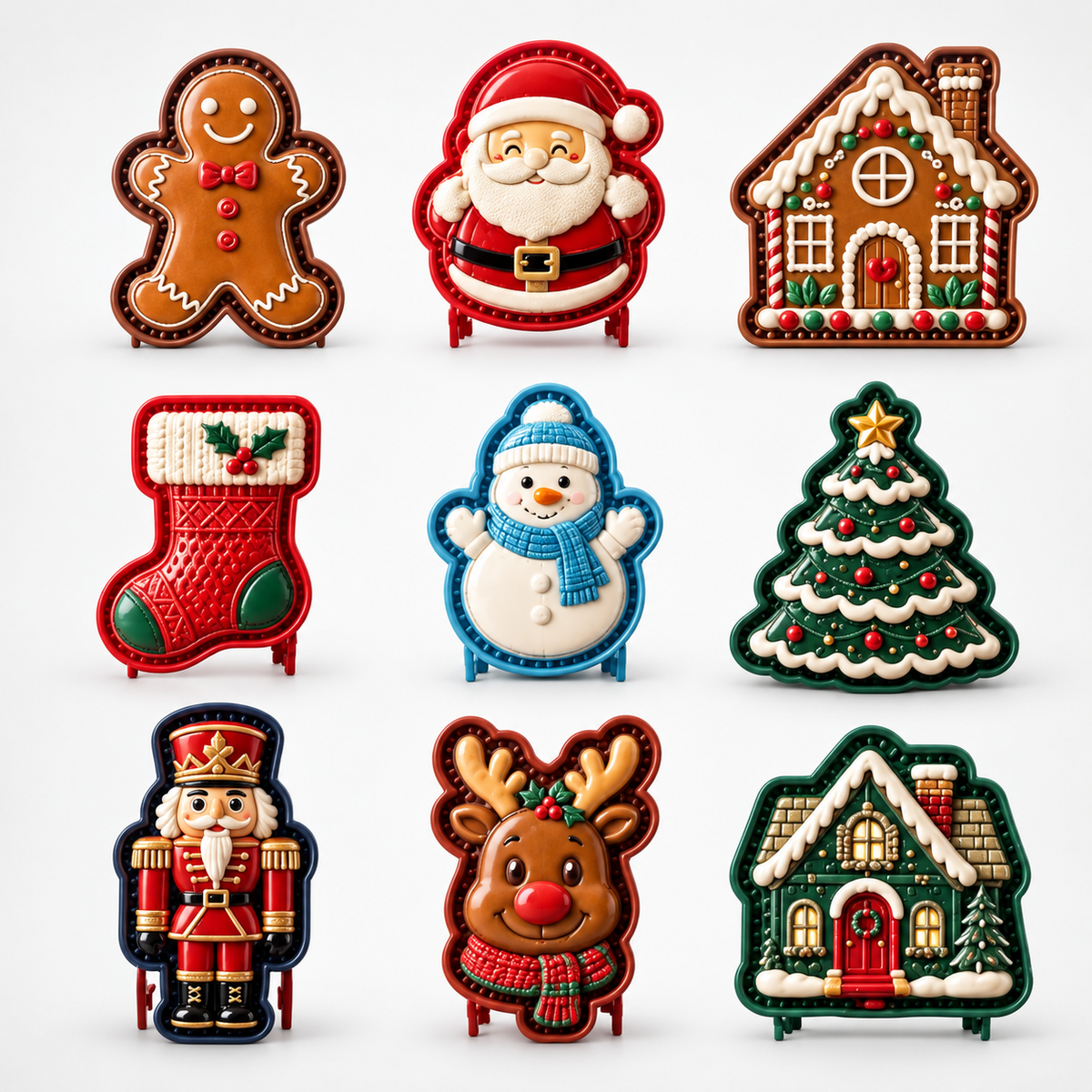 Clever & Co – Santa Face Hand Pie Press