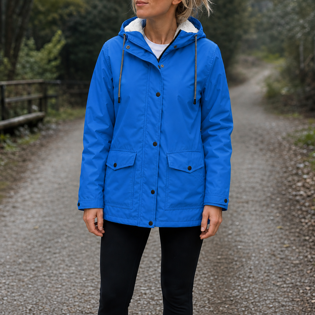 Cozynara – Fleece-Lined Hooded Windproof Jacket