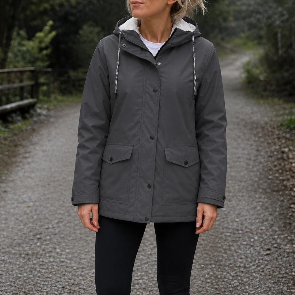 Cozynara – Fleece-Lined Hooded Windproof Jacket
