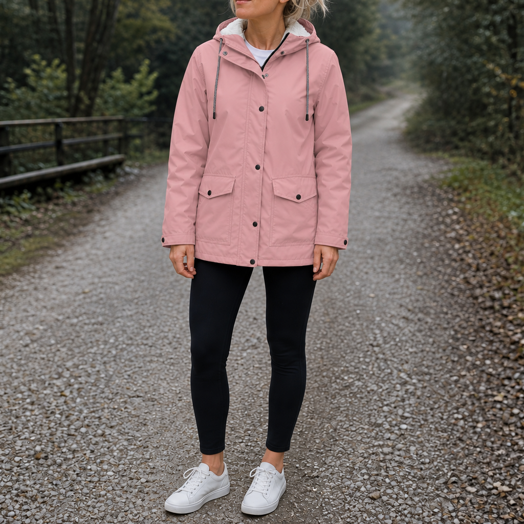 Cozynara – Fleece-Lined Hooded Windproof Jacket
