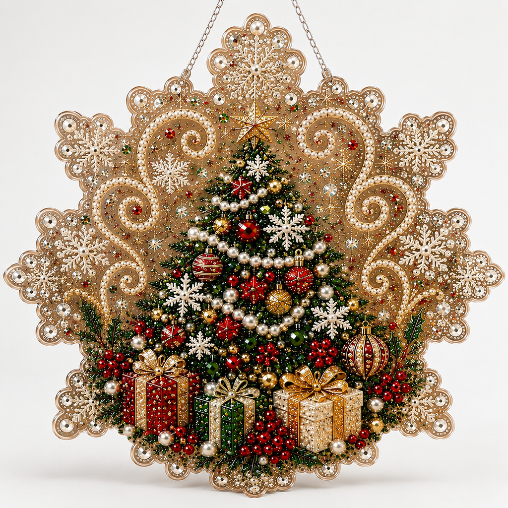 Lumicraft – Special-Shaped Diamond Santa Ornament Kit