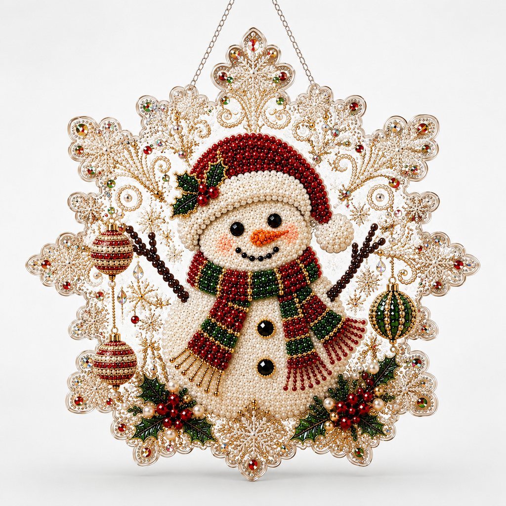 Lumicraft – Special-Shaped Diamond Santa Ornament Kit