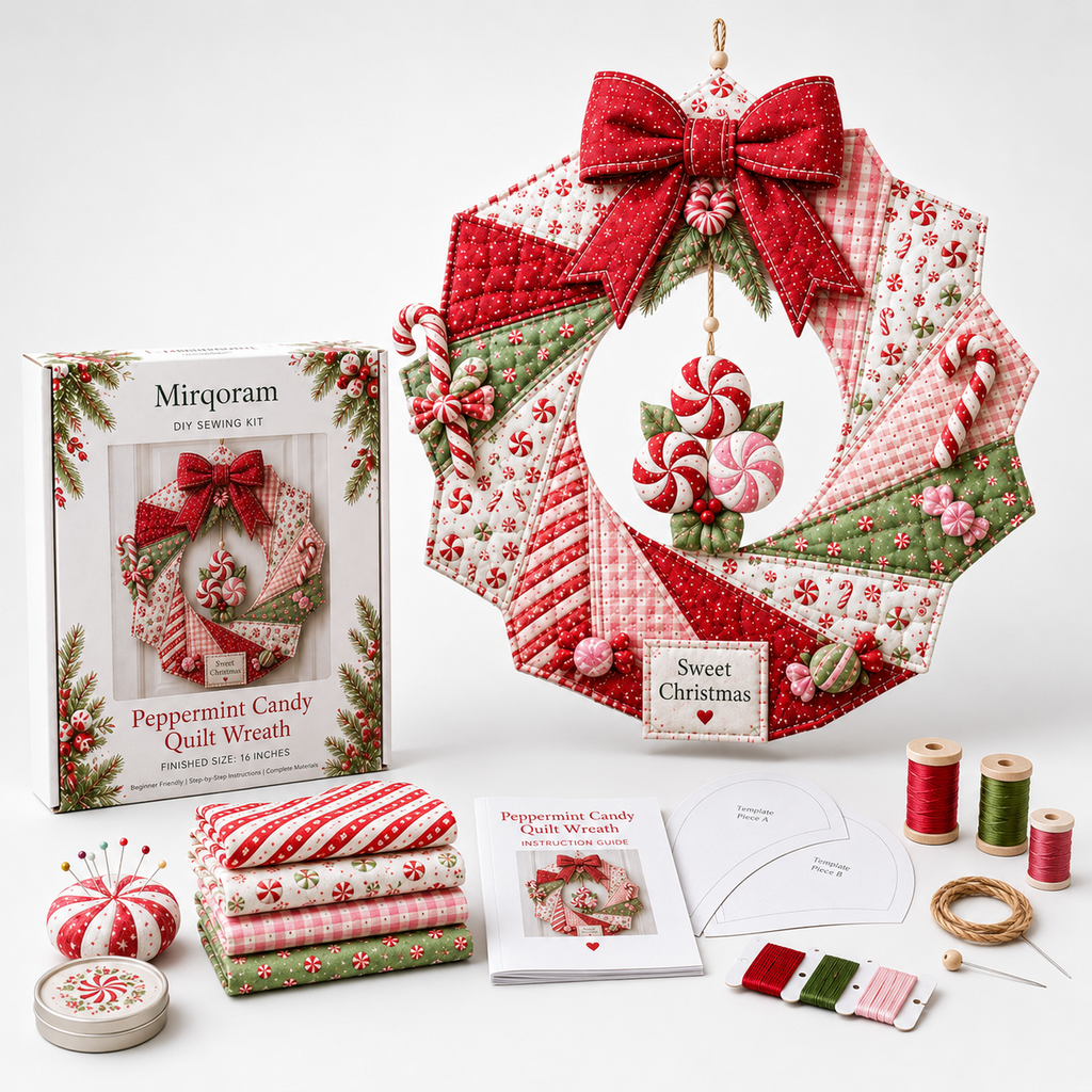 Tuckwreath – Quilted Fabric Wreath Kit