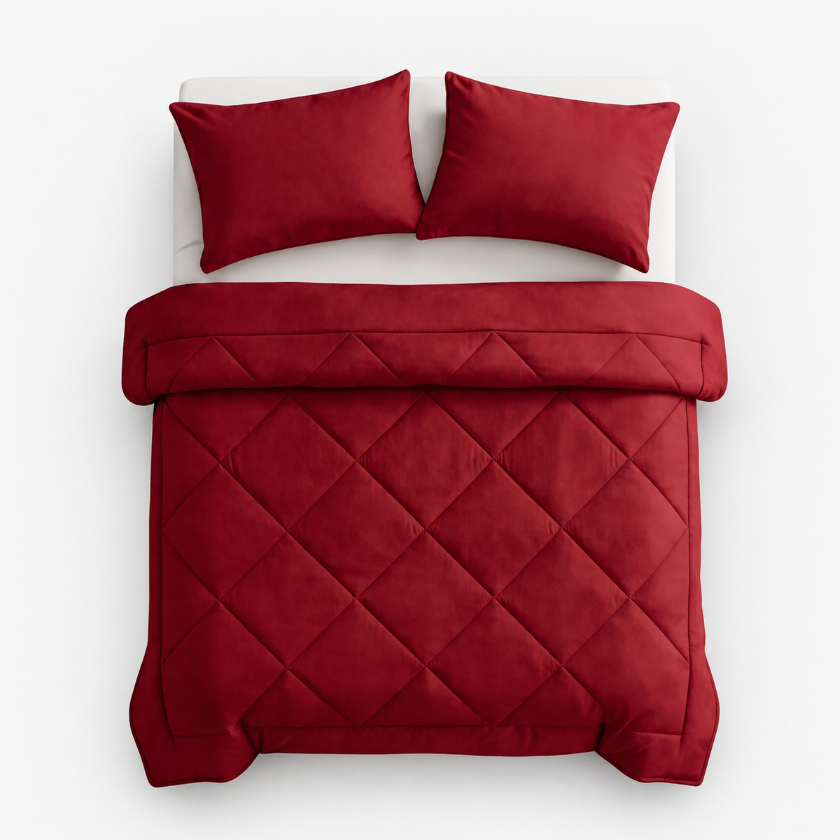 Wearbella – Diamond Quilted Charcoal Comforter Set