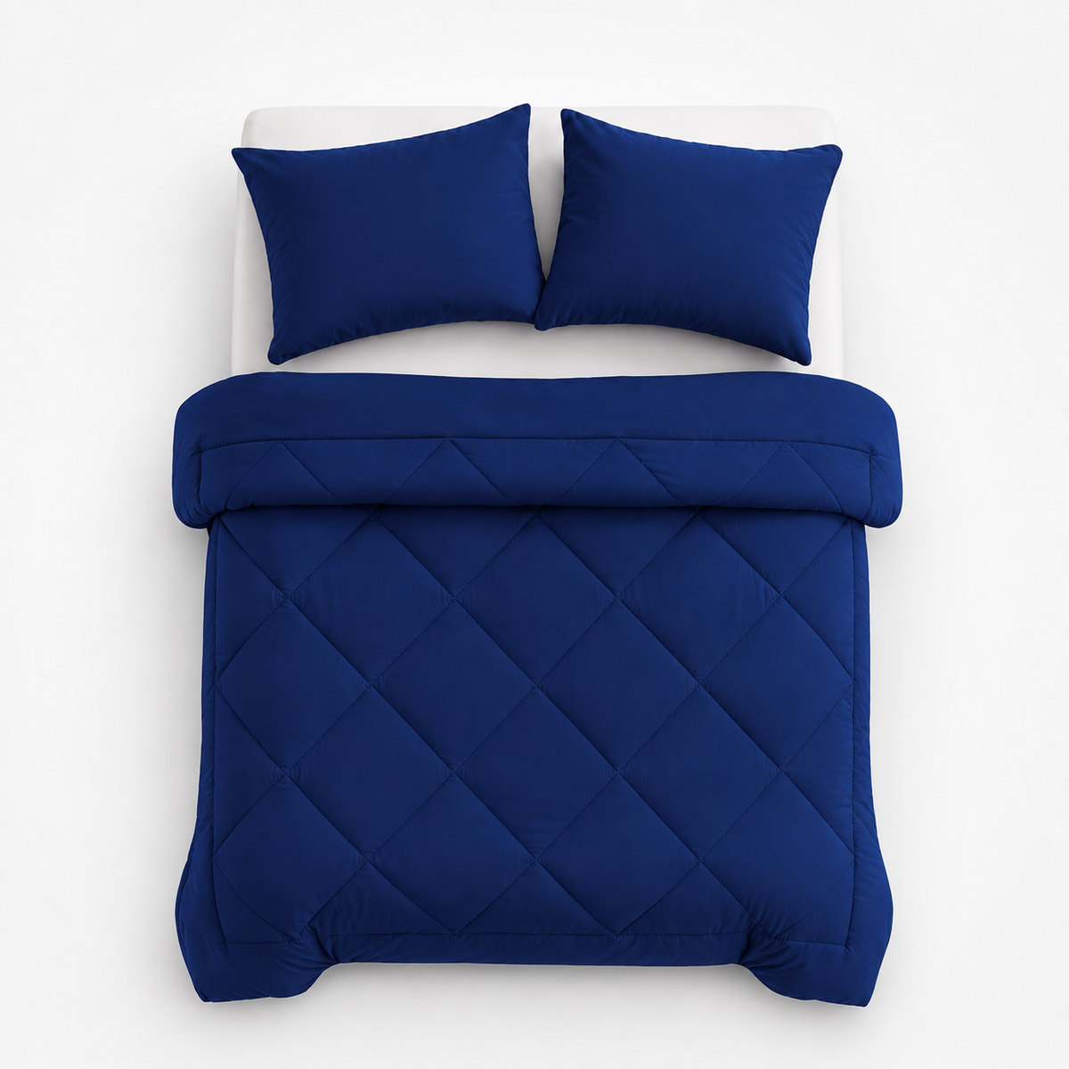 Wearbella – Diamond Quilted Charcoal Comforter Set